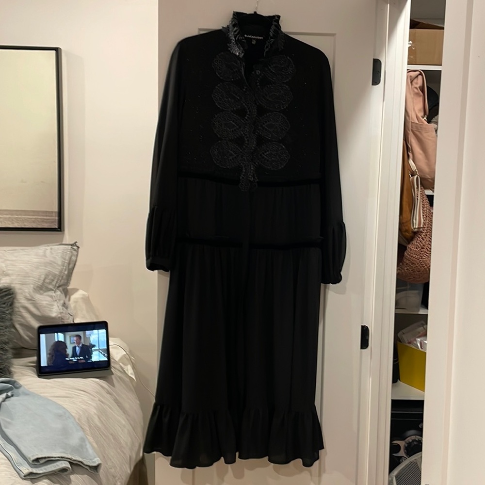 Stunning black dress and/or duster